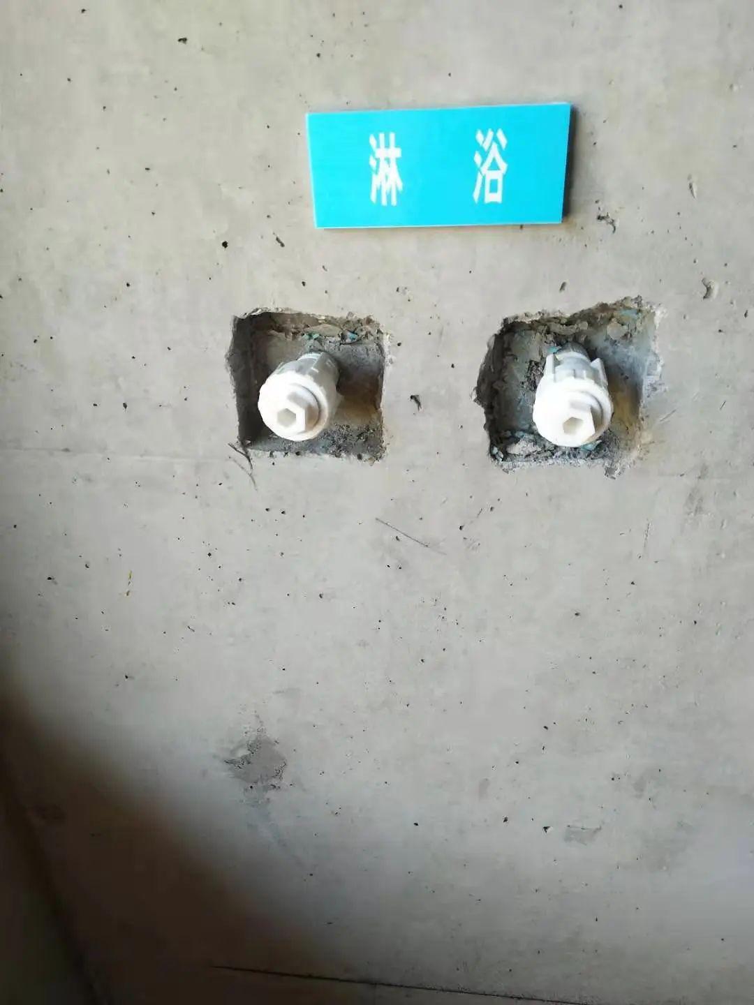实例一次结构砼墙体给水管道预制预埋施工工艺