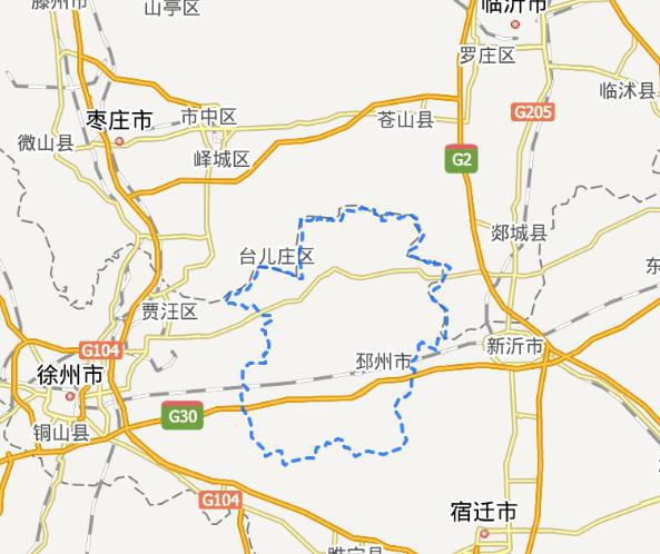邳州地图位置图片