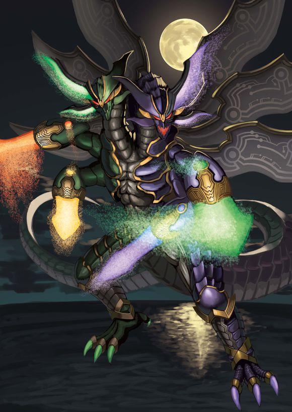 当五个假面骑士变异成巨龙后艾克赛德很可爱咖喱龙很霸气