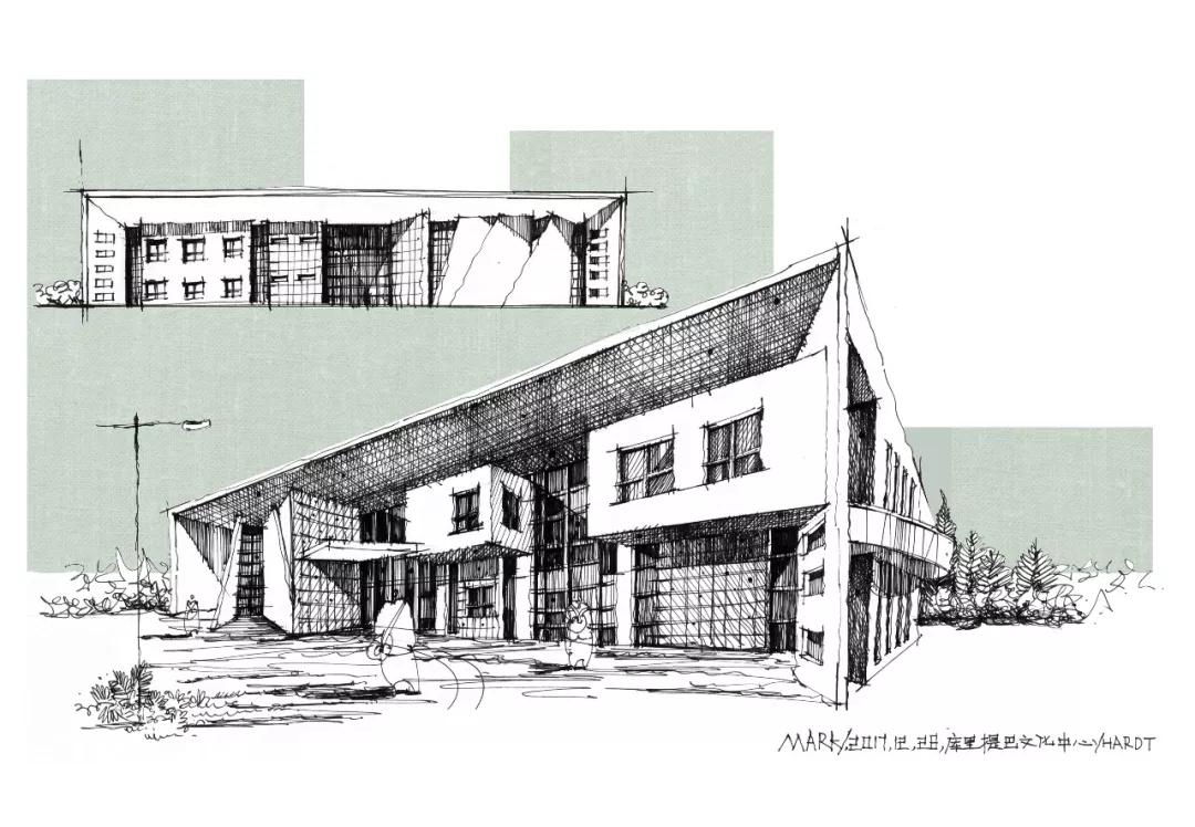 淺談建築手繪的訓練方法_草圖