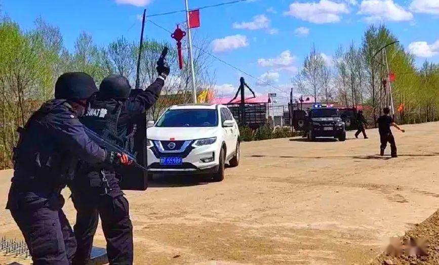 防疫练兵两不误伊春嘉荫公安开展边境设卡堵截应急演练