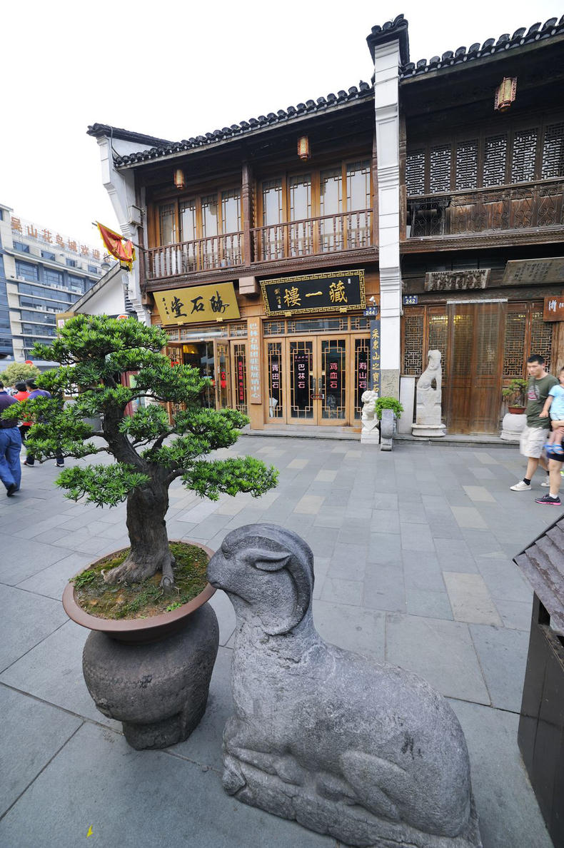 再就是百年藥鋪,胡慶餘堂,保和堂,方回春堂,葉種德堂.