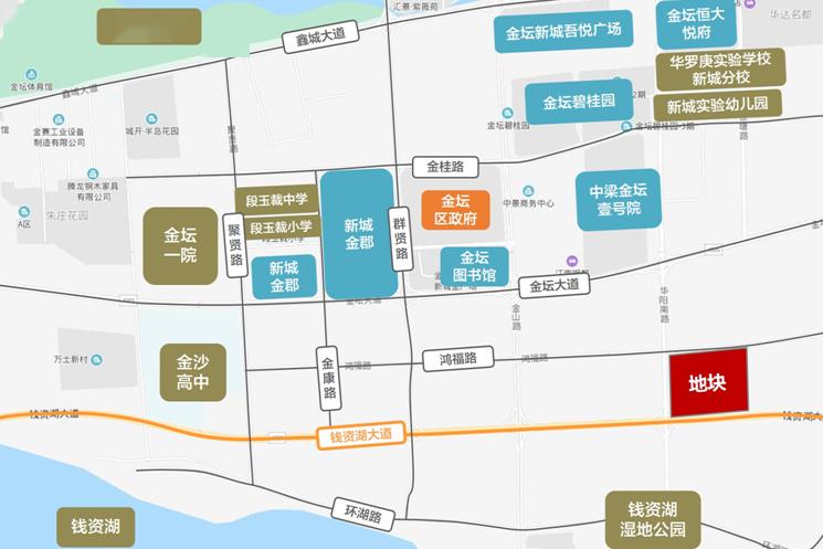 年后金坛首拍新城684亿摘得滨湖新城宅地