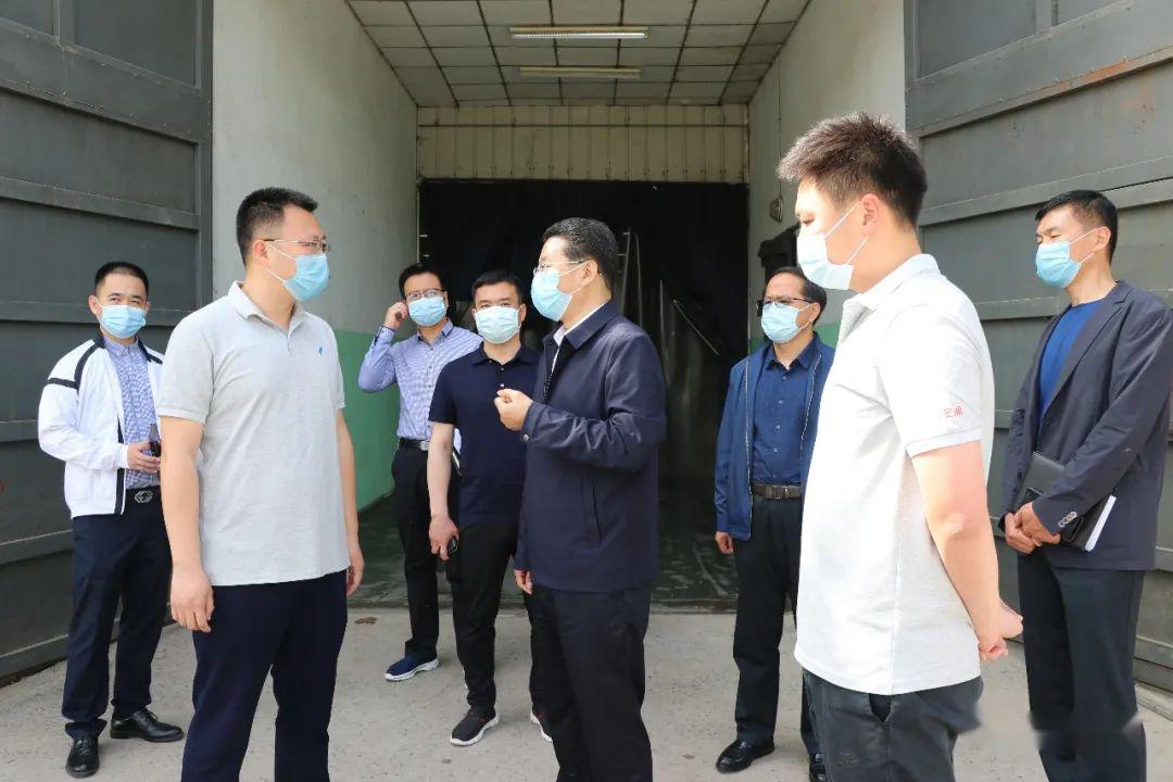 县委书记高怀军一行到我公司调研_王天
