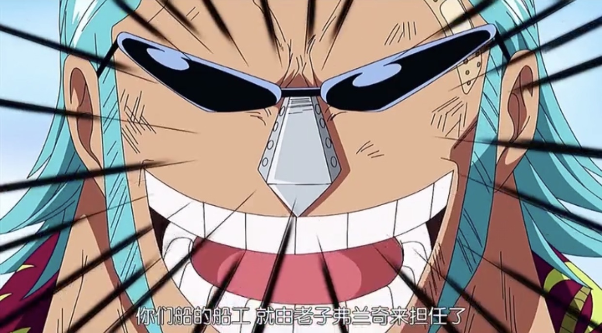 路飞一看到他就邀请他加入海贼团,因为他要和伙伴拉布见面拒绝了邀请