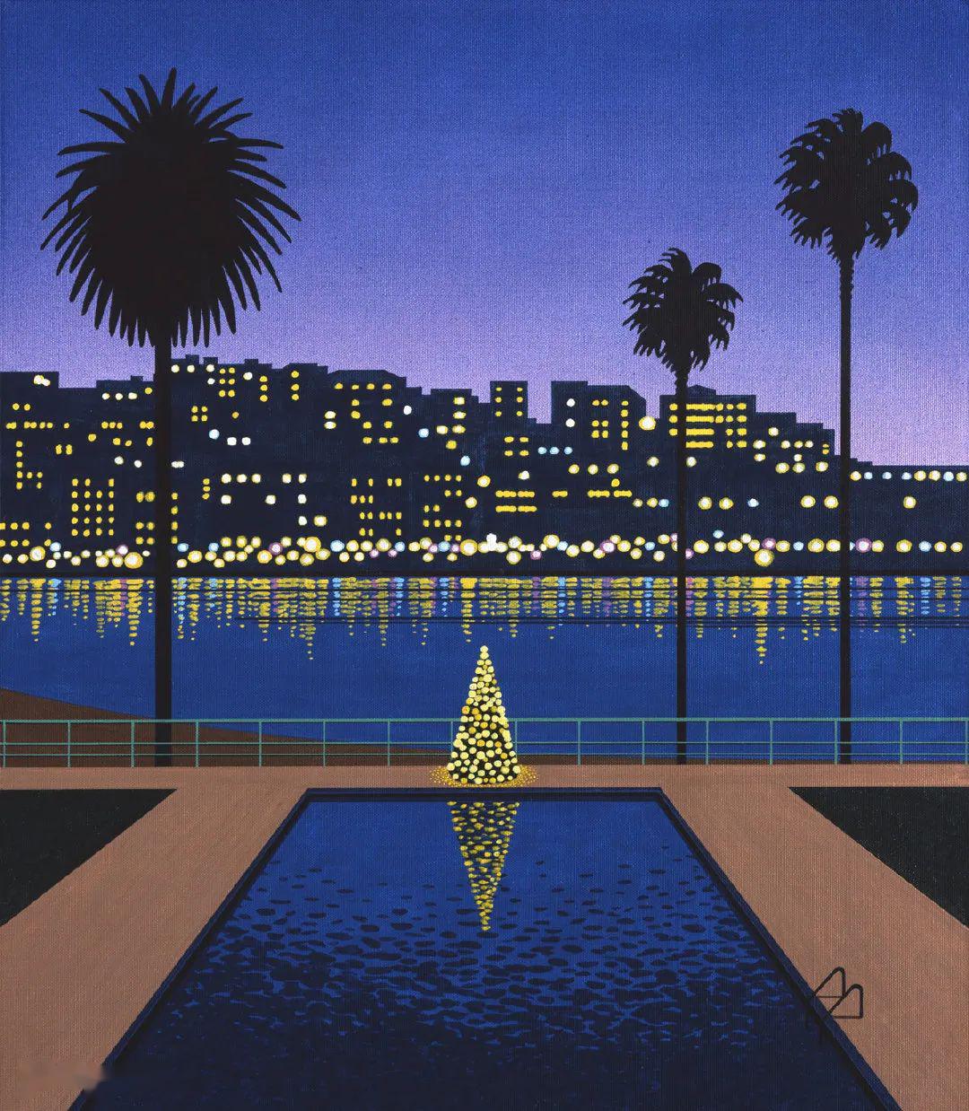 永井博插画给我夏天我就明亮