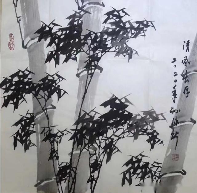 孙泳新的花鸟画图片