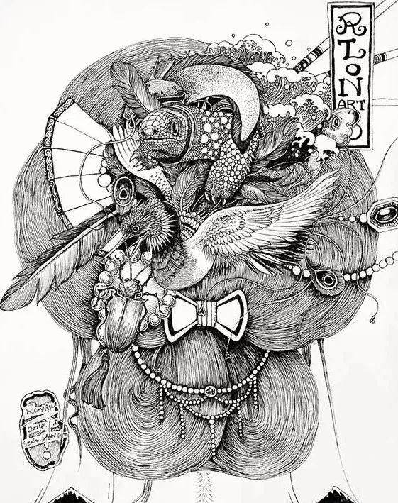 从大芬村画师逆袭成中国插画大师这位85后西北汉子笔下的插画美爆了