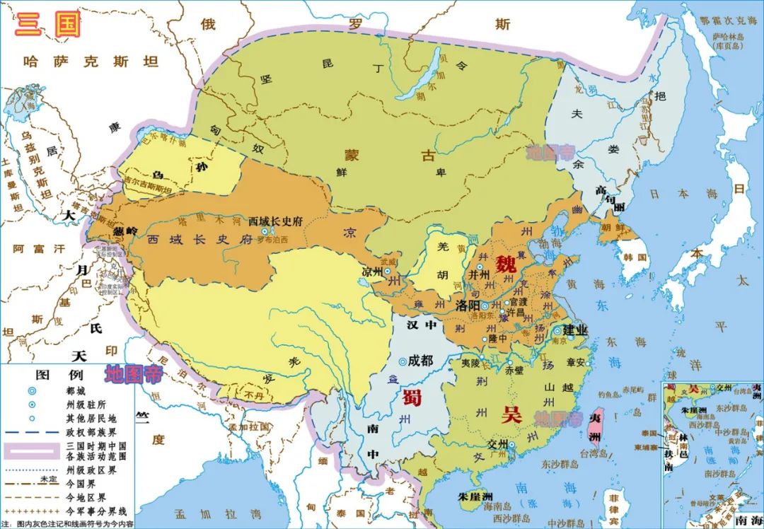 地图上的三国(15幅地图)