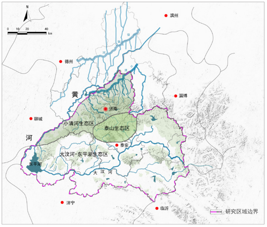 湖草生态保护修复工程试点,其范围包括泰安市全域与济南市大部分区域