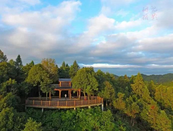 一个建在火山口的古村落三明明溪翠竹洋