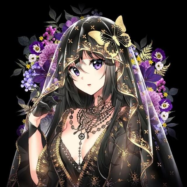 动漫精美壁纸图享主题婚纱少女