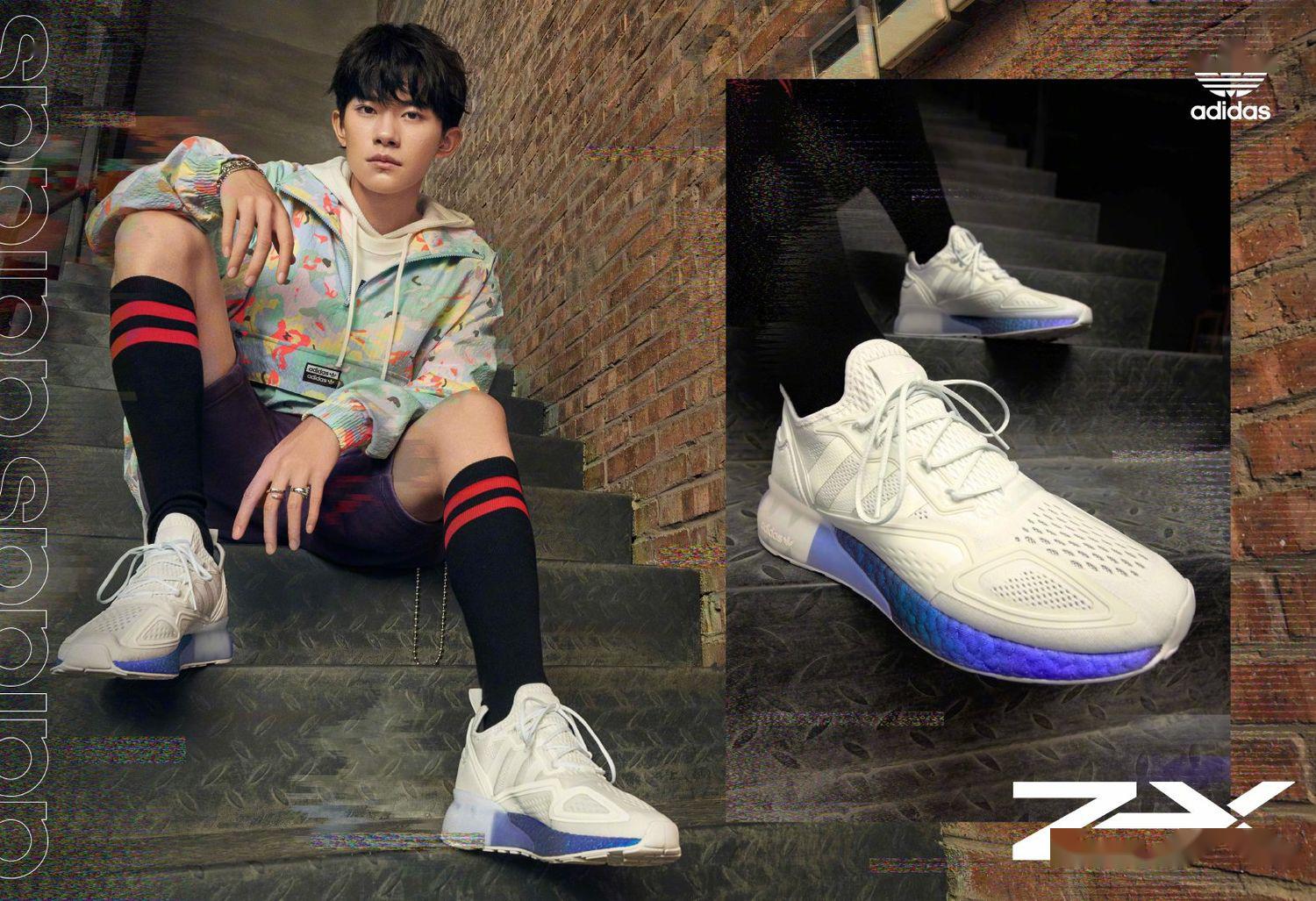 易烊千玺代言新物料来袭阳光帅气的运动系男孩