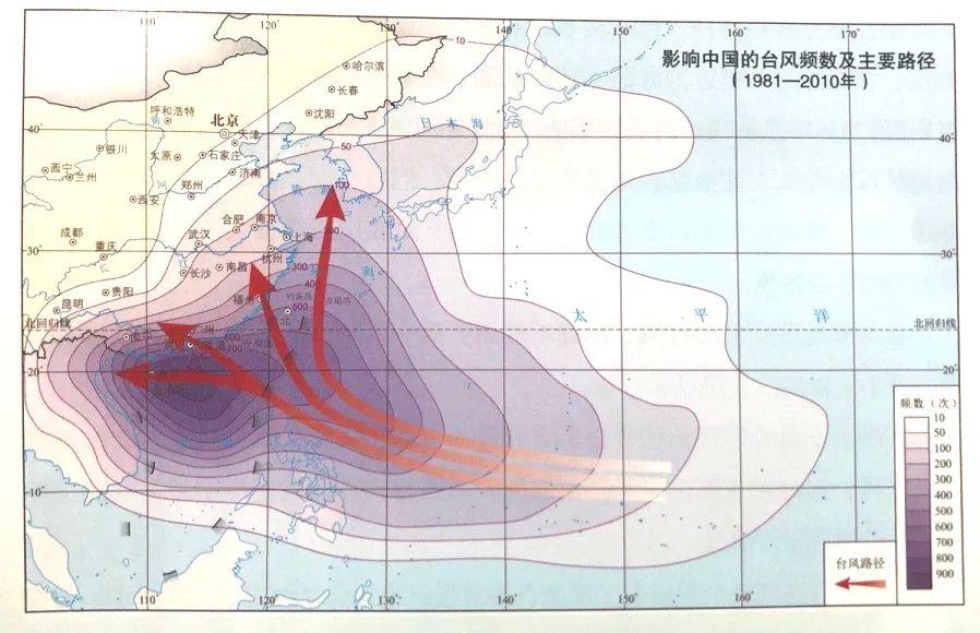 影响我国的台风,大致有三种基本路径视频来源:中国天气网