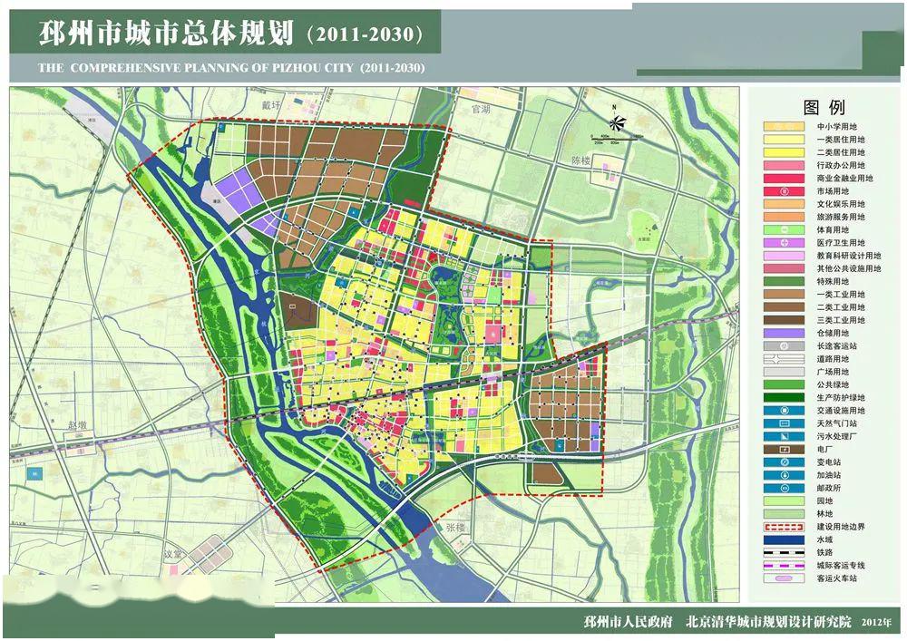 邳州人注意一图带你看尽邳州近20年城市总体规划