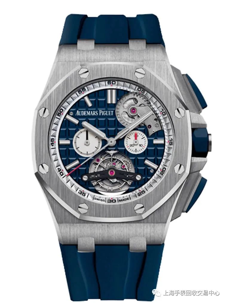 不锈钢运动表也有实力可以激限量发行爱彼皇家橡树离岸型陀飞轮计时表