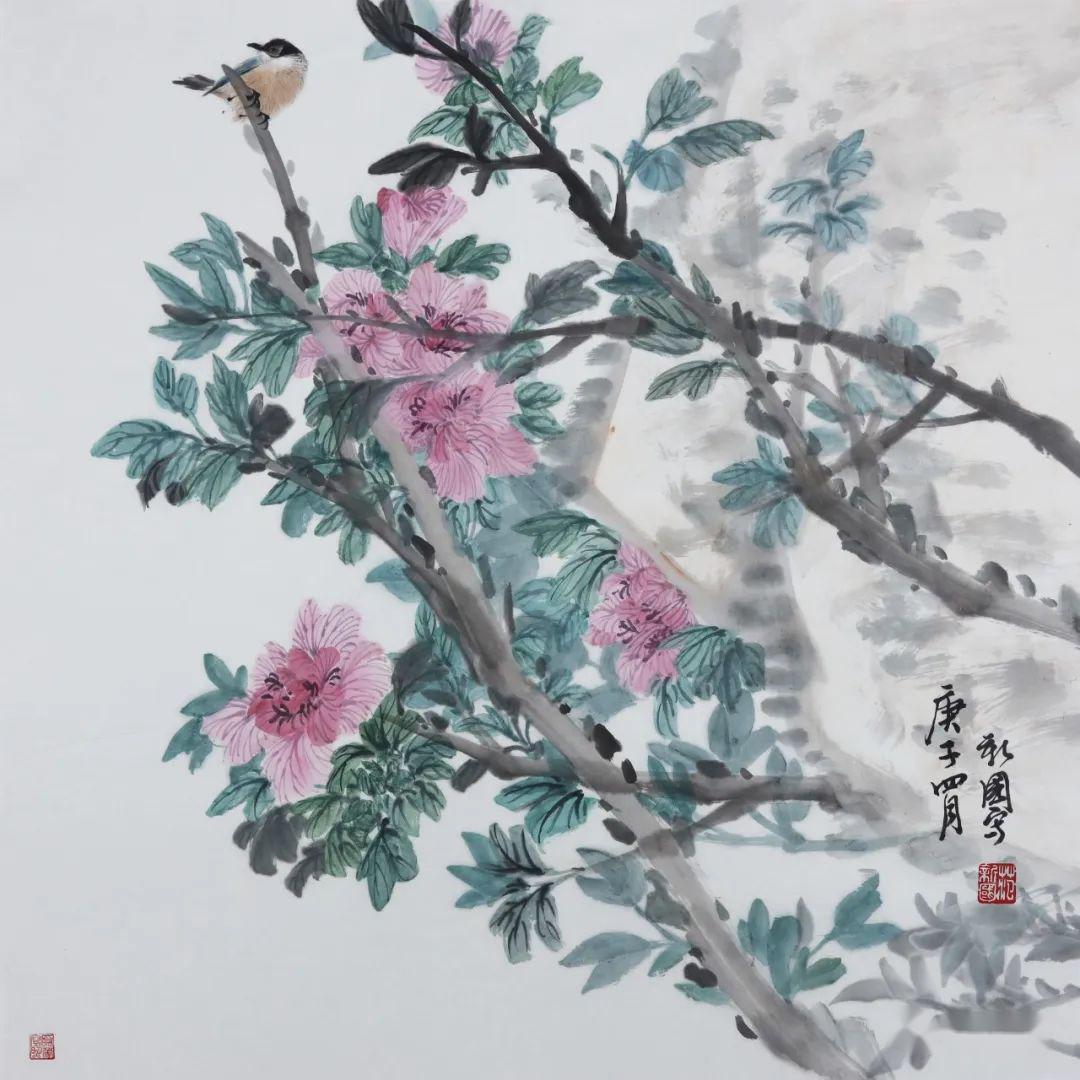 一日一画范新国山野清风