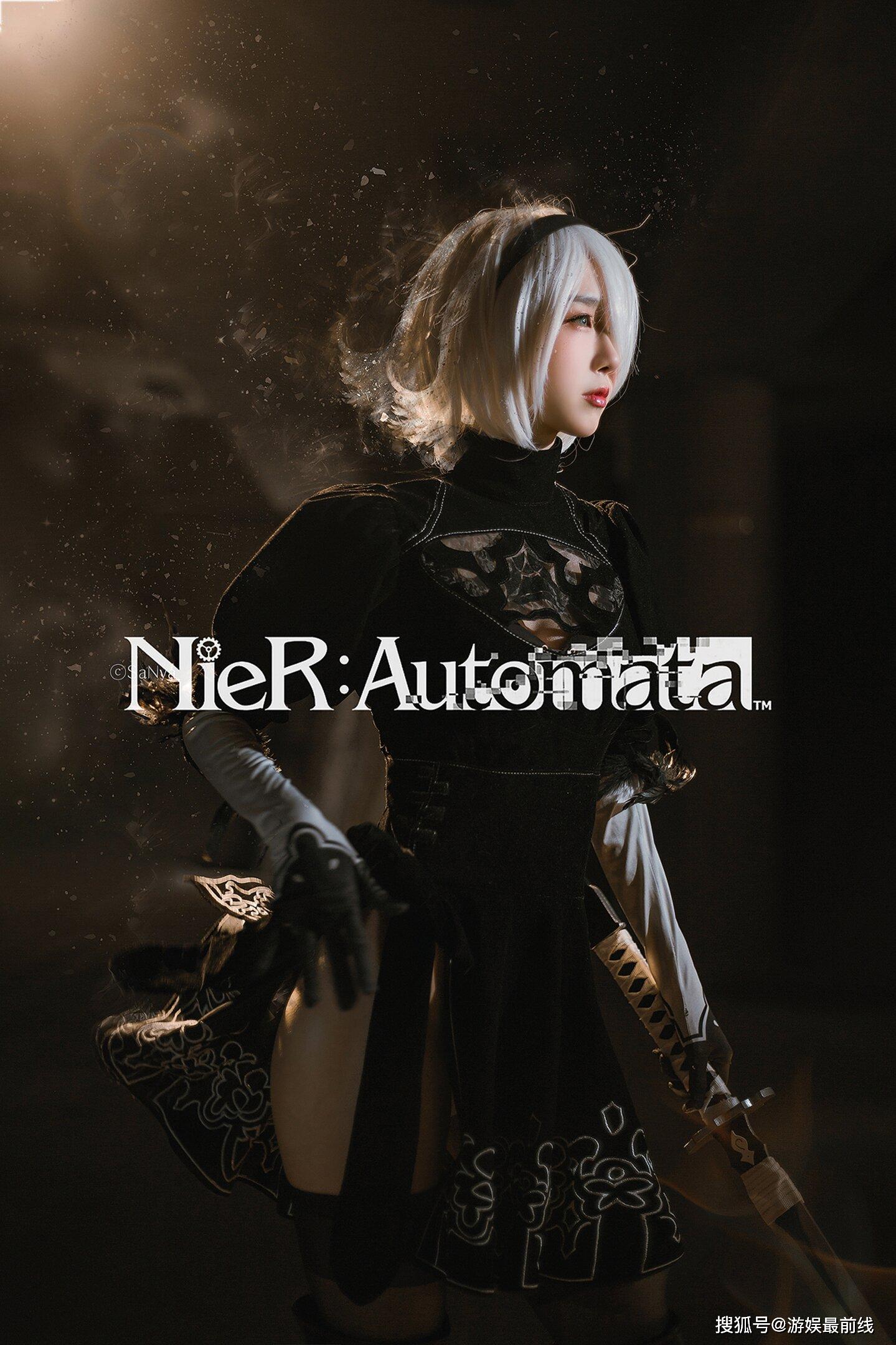 尼尔机械纪元2bcosplay漂亮又帅气的小姐姐