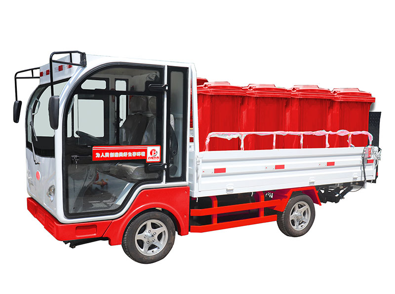 有害垃圾八桶清运车相信在我们的坚持下,按照这种正规化的垃圾分类