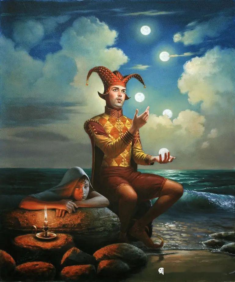 大众艺术网荒谬是逻辑的反面或现实游戏旅美俄罗斯荒诞派画家michael