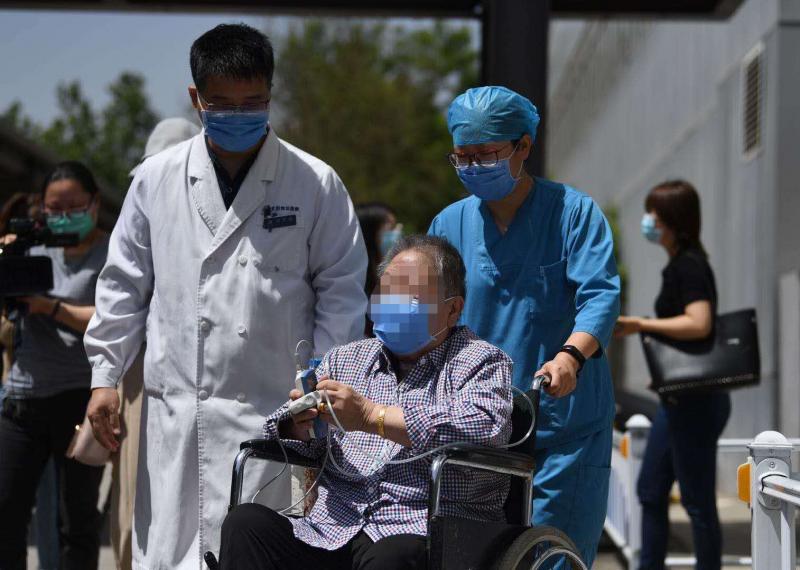 北京头条客户端5月13日消息,79岁的新冠肺炎危重症