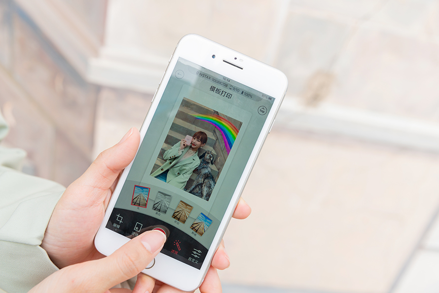 原创数字影像与胶卷相片的艺术结合富士instaxminilink手机照片打印机