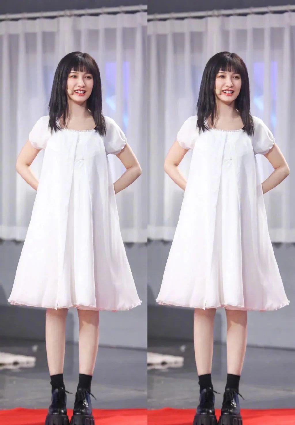 吴昕瘦出了筷子腿!37岁依旧猛拼女团出道位的她逆风翻盘了?