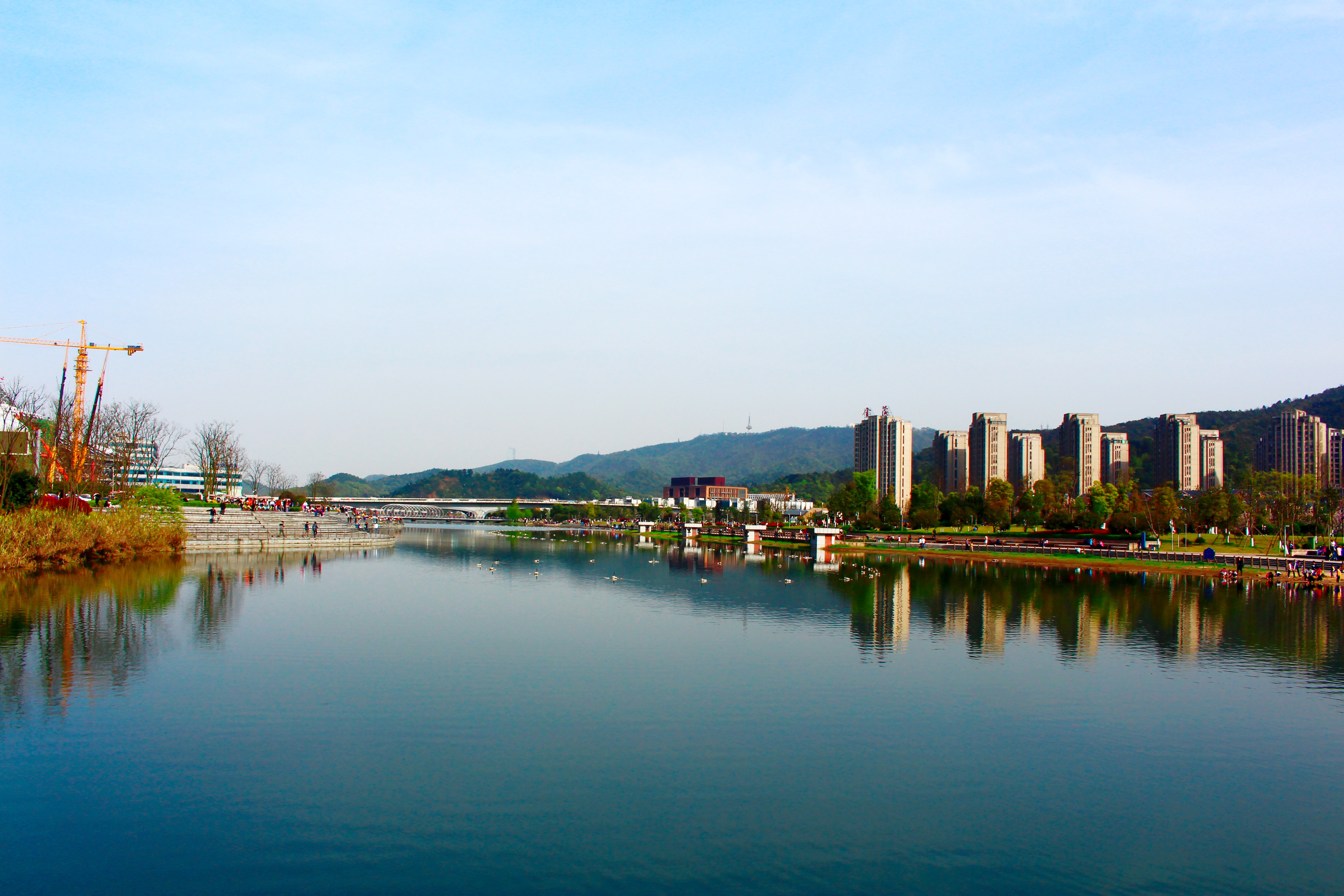 梅溪湖照片实景图片