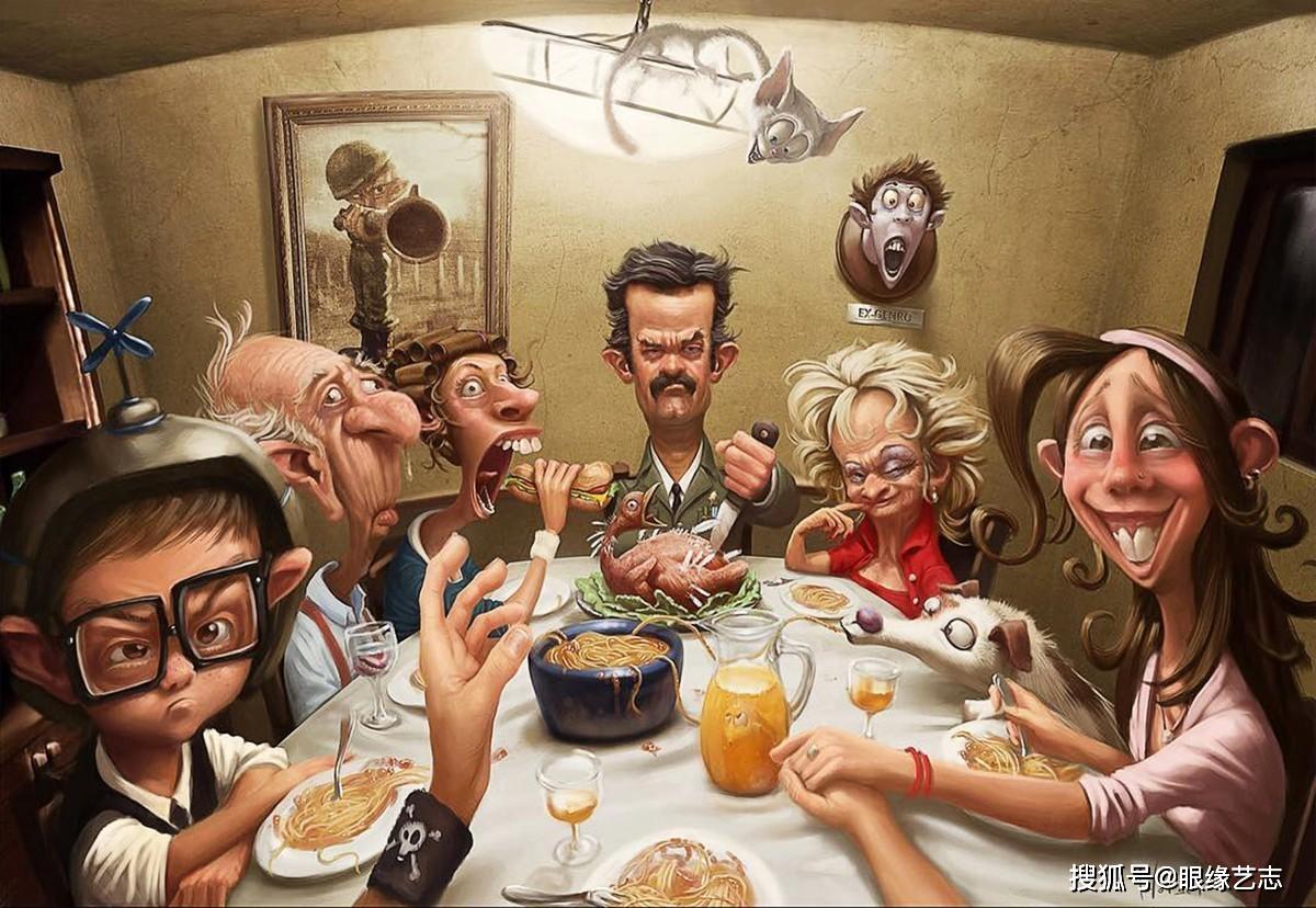 艺术家的幽默感:著名商业插画师tiago hoisel的3d"笑果"