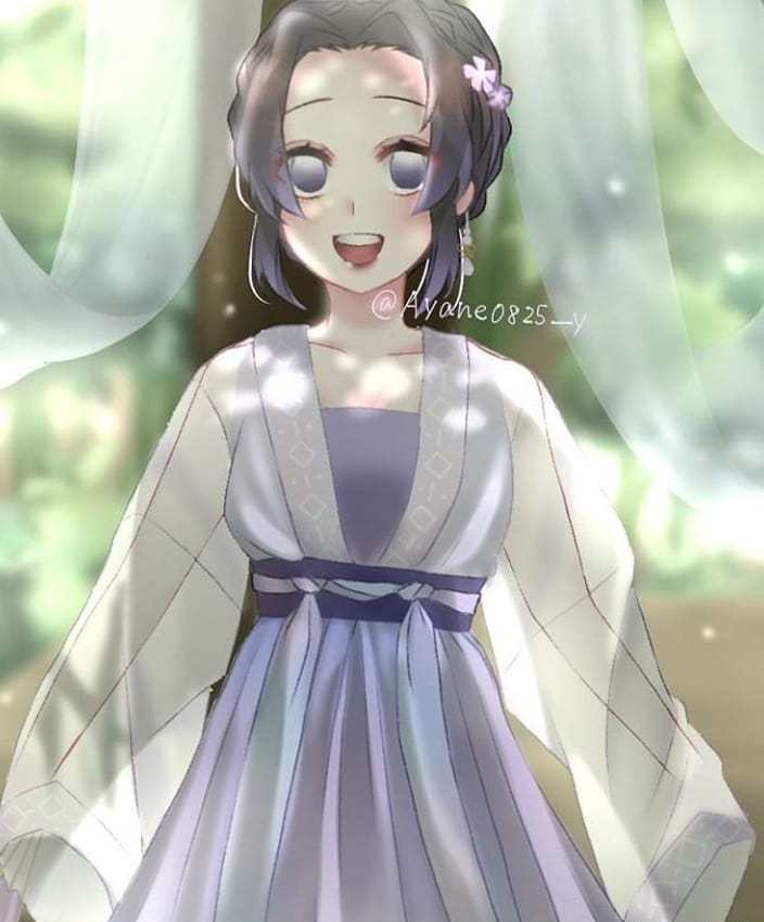 原创鬼灭之刃5位女神穿上古装香奈乎美到认不出祢豆子迷倒善逸