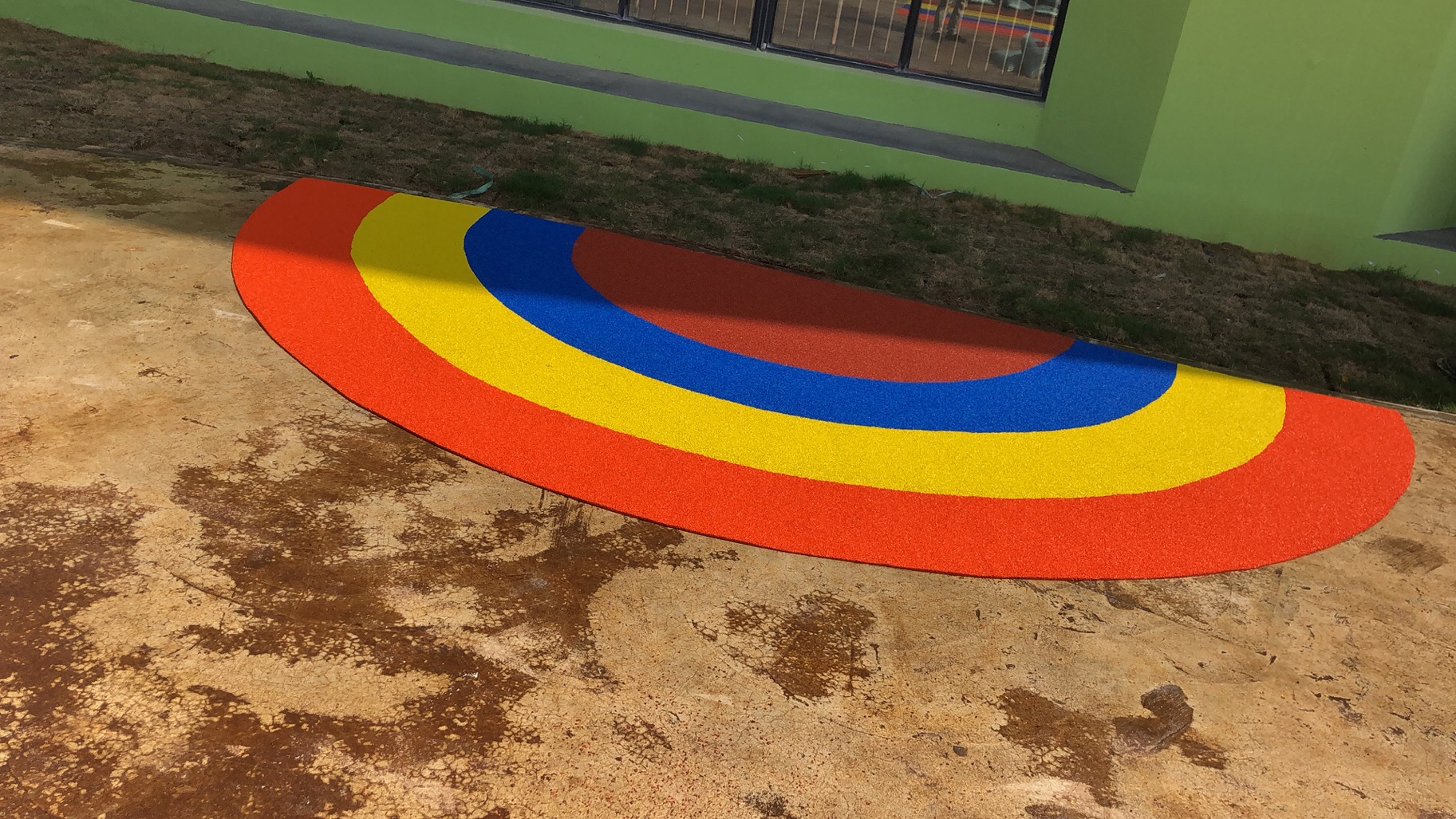 epdm塑胶地坪定制图案-色彩丰富