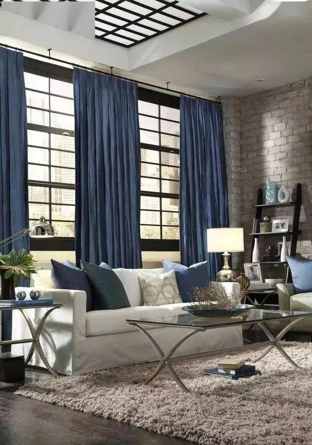 沙发与窗帘颜色搭配图图片