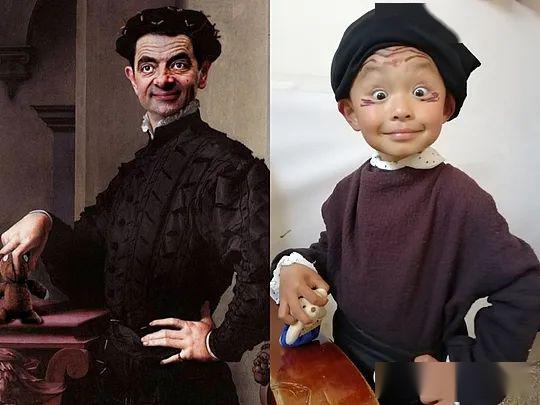 铜川小男孩模仿憨豆先生你觉得像吗