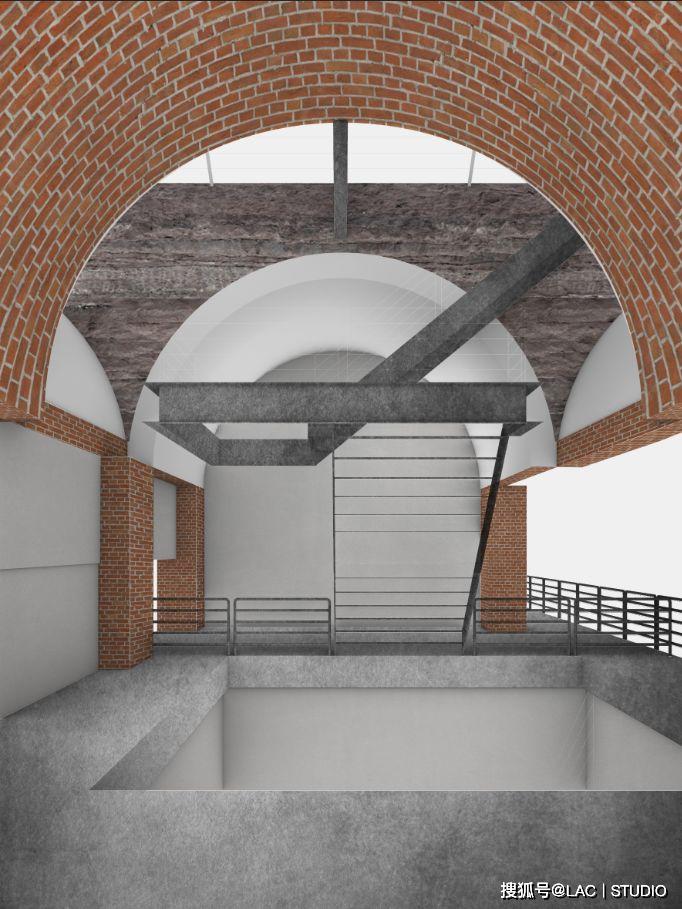 可以看到,已经基本上表达出了砖拱券的效果,同样的方式也可以用在一些