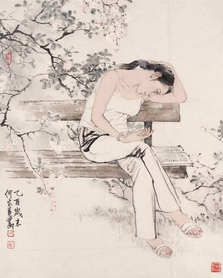 何家英 | 线性人物速写,画传神