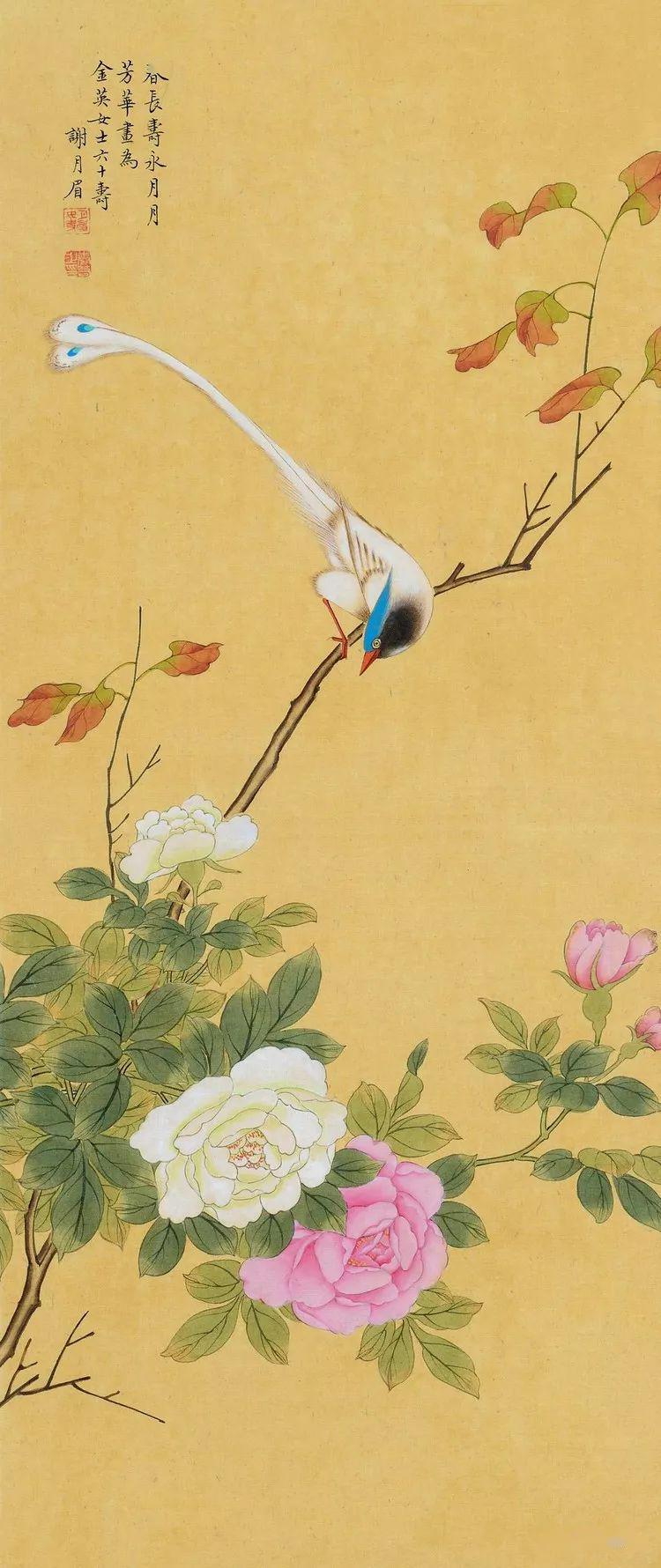 名家推介丨谢月眉花鸟作品欣赏,美不胜收!