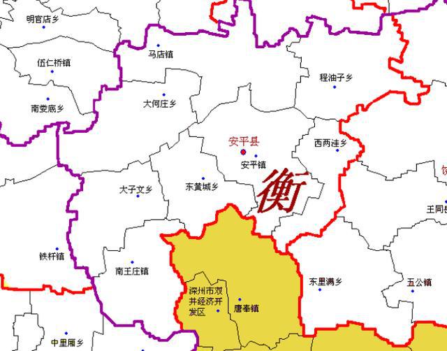 景县地图高清版 景州图片