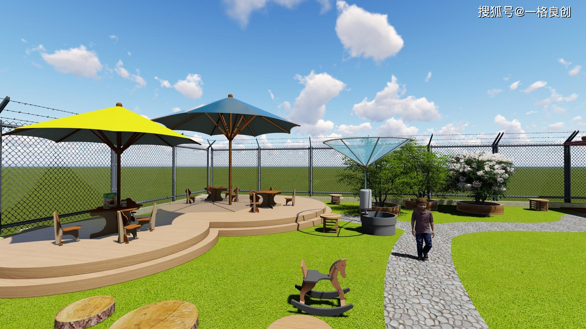 一格良创幼儿园设计中的采光和绿化