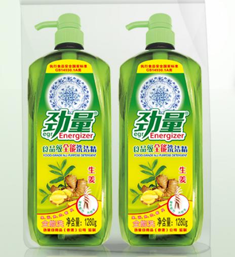 劲量生姜洗洁精,加入生姜精华,去除腥味,清洁能力强,而且重点是,不