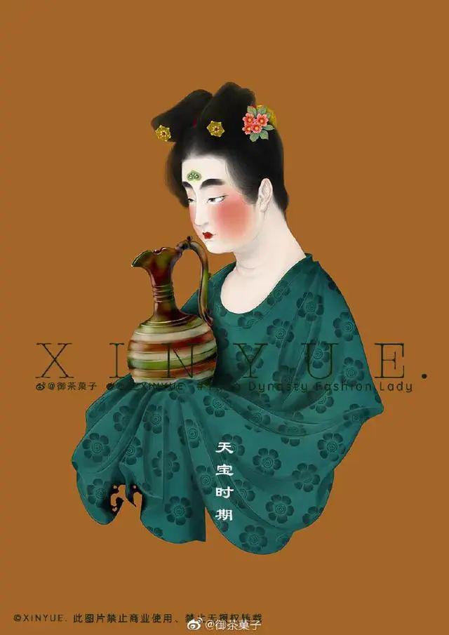 砚外之艺美到心动这位插画师笔下的大唐女子太震撼引无数网友疯打call