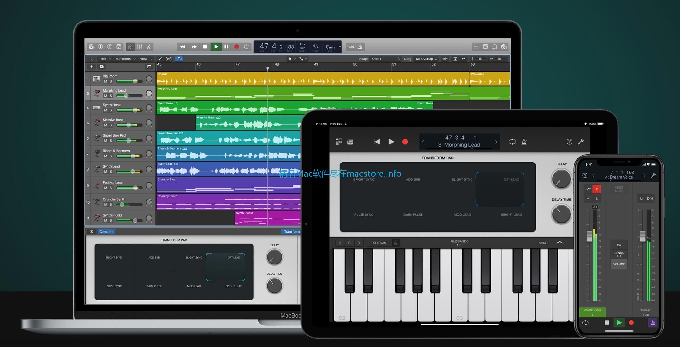 logic pro x for mac 10.5.0 高效音乐制作软件 中文破解版