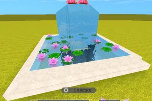 迷你世界:藏在喷泉下的8人宿舍,隐藏能力超棒,普通玩家难发现_方块