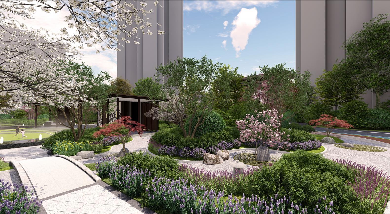 品质社区匠心造园25万方绿地园林景观