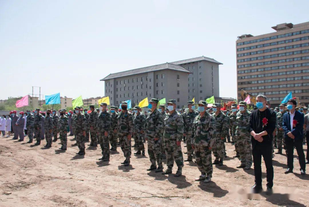 祁县民兵训练基地项目尚巾医养综合体项目集中开工