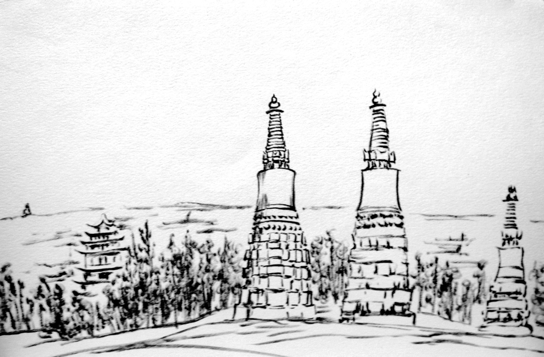 莫高窟的冬与夜