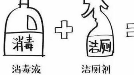 专家:这样消毒等于送命84消毒液和洁厕灵不能混合使用,两种液体发生