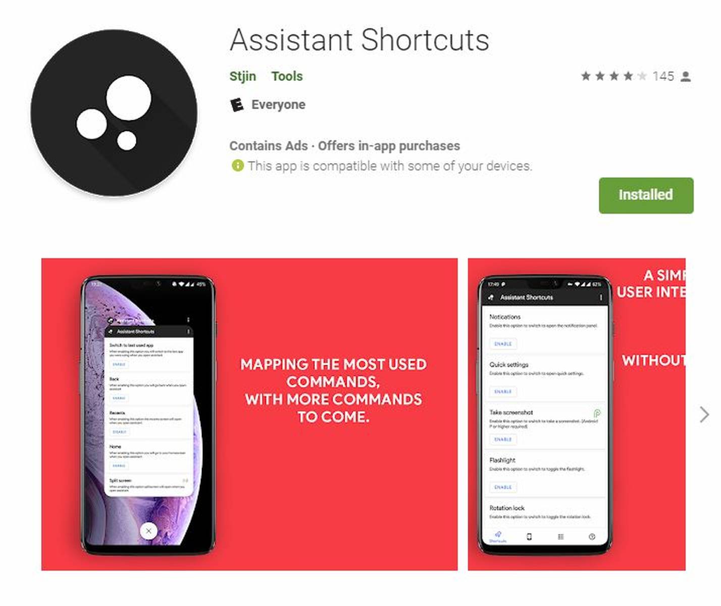 Assistant Shortcuts ：把助手键替换成你想要的功能