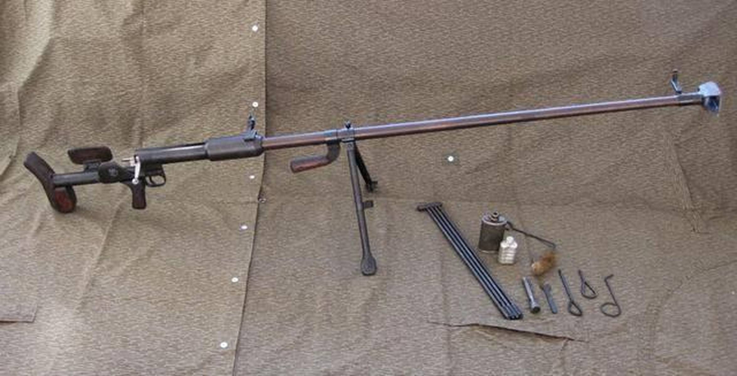 枪史介绍二战经典武器被称为胜利武器捷格加廖夫ptrd41