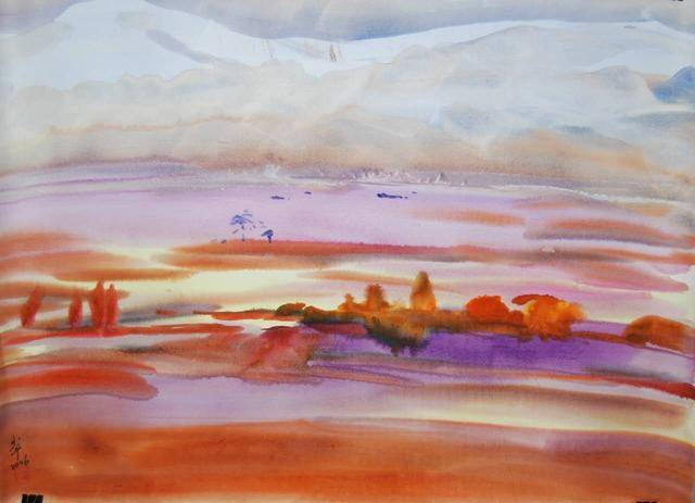 印象主义的新视觉表现:陈少平水彩作品欣赏