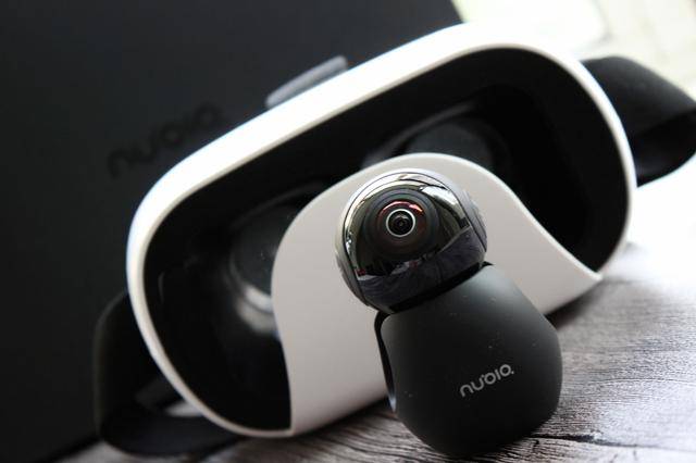 在nubia z17mini发布会上亮相的努比亚neoair vr全景相机也成为了